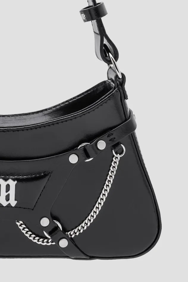 Women Bags MISBHV Leather Fetish Shoulder Bag Black