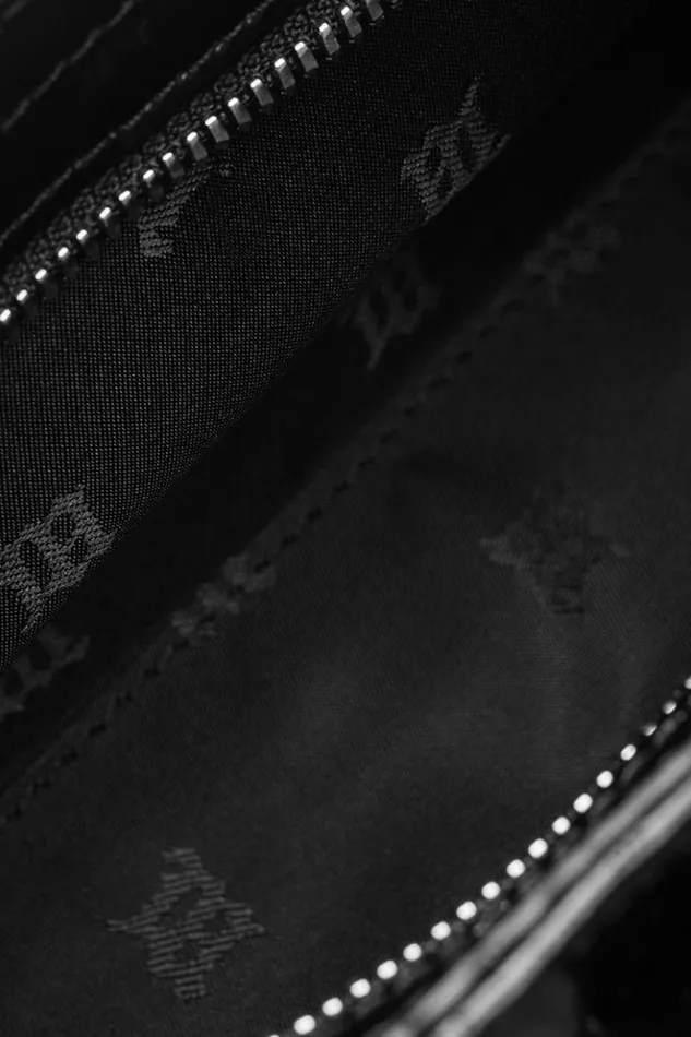 Women Bags MISBHV Leather Shoulder Bag Medium Black