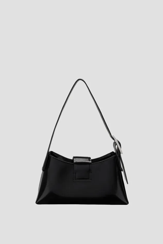 Women Bags MISBHV Leather Shoulder Bag Mini Black