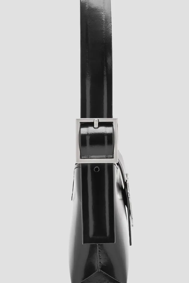 Women Bags MISBHV Leather Shoulder Bag Mini Black
