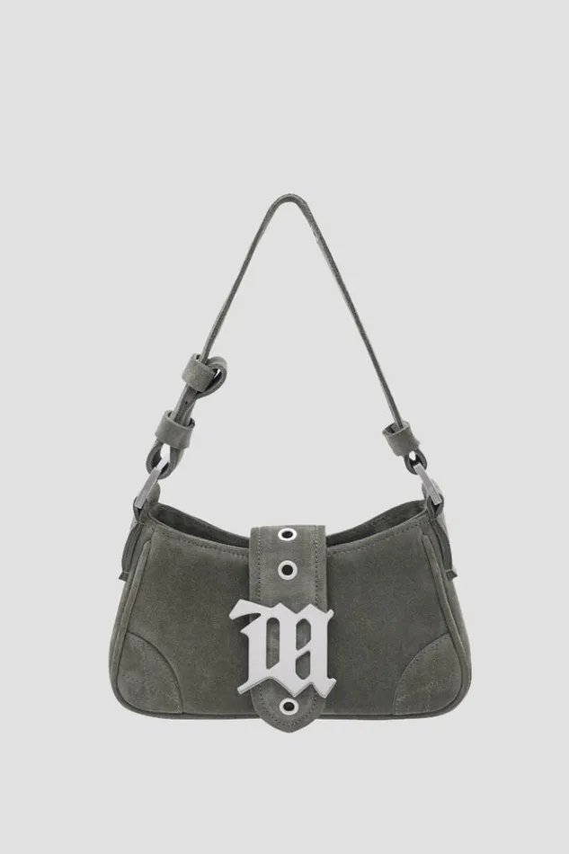Women Bags MISBHV Suede Shoulder Bag Small Moss
