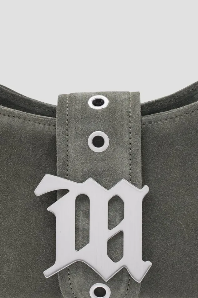 Women Bags MISBHV Suede Shoulder Bag Small Moss