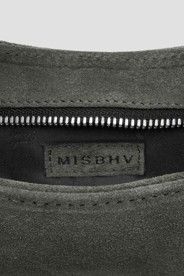 Women Bags MISBHV Suede Shoulder Bag Small Moss