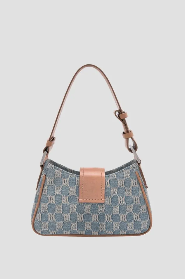 Women Bags MISBHV Washed Denim Shoulder Bag Small Washed Denim