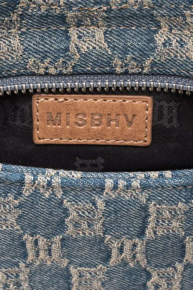 Women Bags MISBHV Washed Denim Shoulder Bag Small Washed Denim