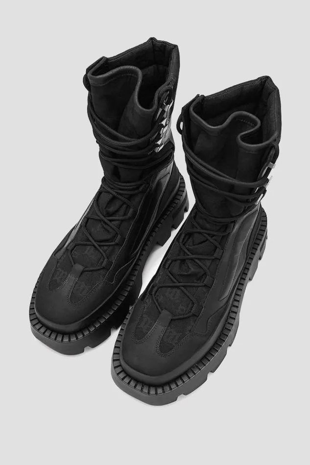 Women Boots MISBHV The Ibiza Boot Monogram Black