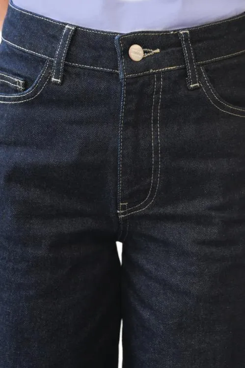 Women Bottoms Damson Madder Dion Jean 8211 Dark Indigo