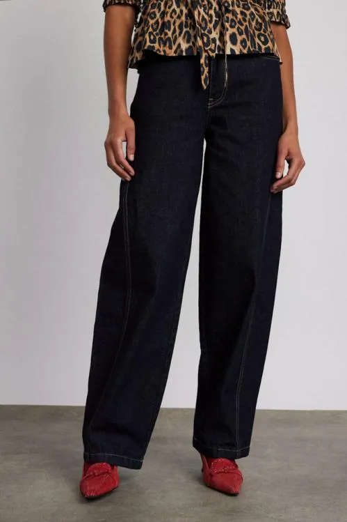 Women Bottoms Damson Madder Dion Jean 8211 Dark Indigo