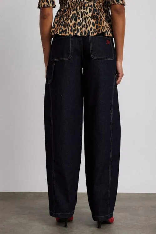 Women Bottoms Damson Madder Dion Jean 8211 Dark Indigo