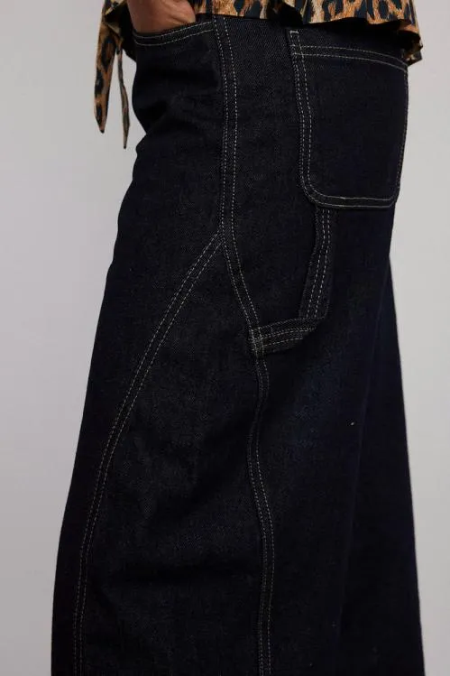 Women Bottoms Damson Madder Dion Jean 8211 Dark Indigo