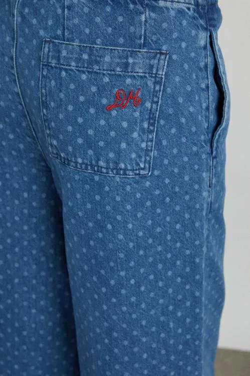 Women Bottoms Damson Madder Rafe Jean 8211 Polka Dot