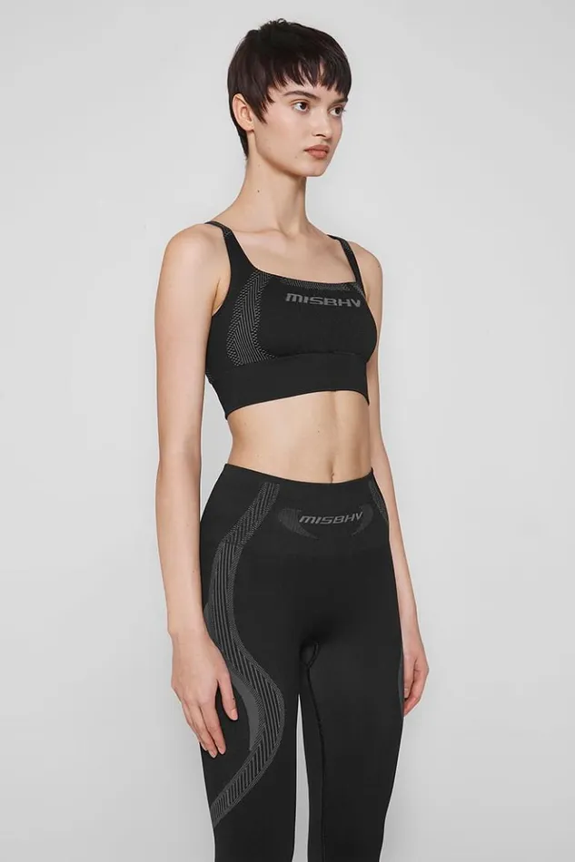 Women Bras MISBHV Sport Bra Top Muted Black