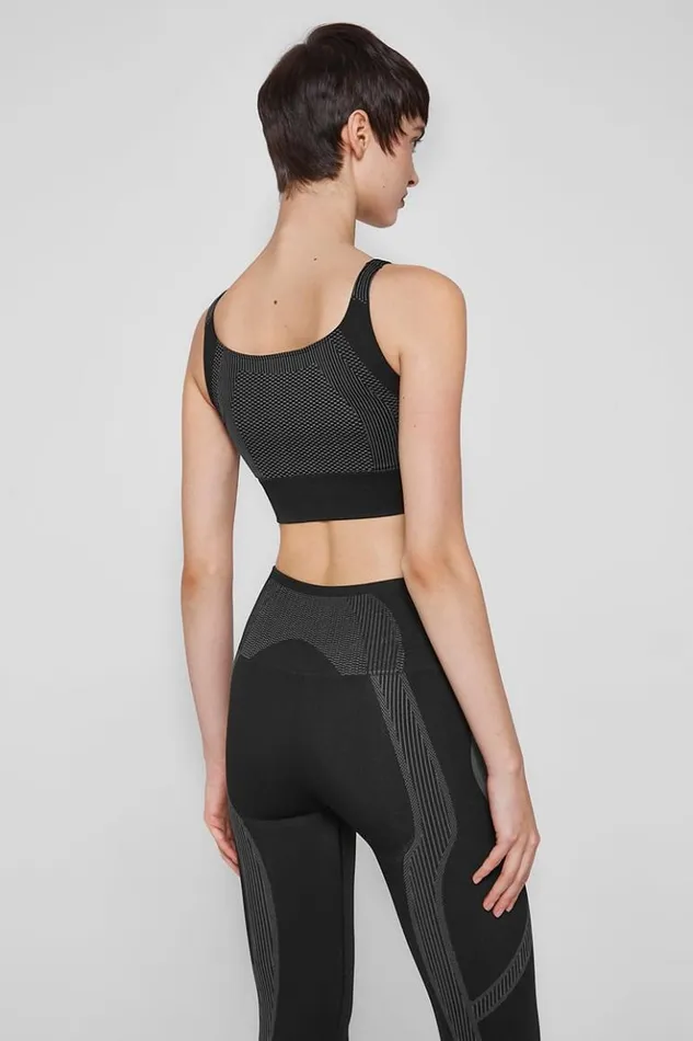 Women Bras MISBHV Sport Bra Top Muted Black