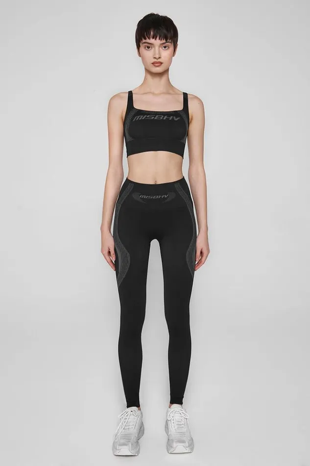 Women Bras MISBHV Sport Bra Top Muted Black