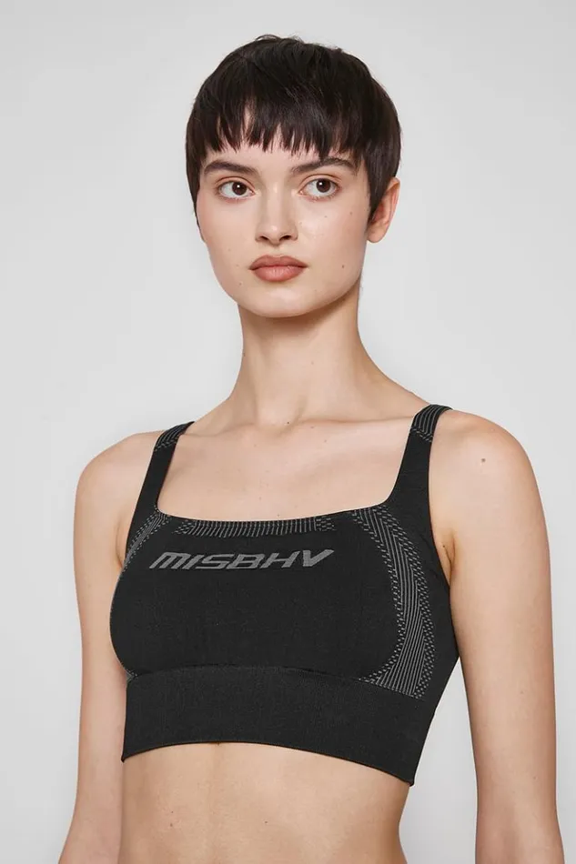Women Bras MISBHV Sport Bra Top Muted Black