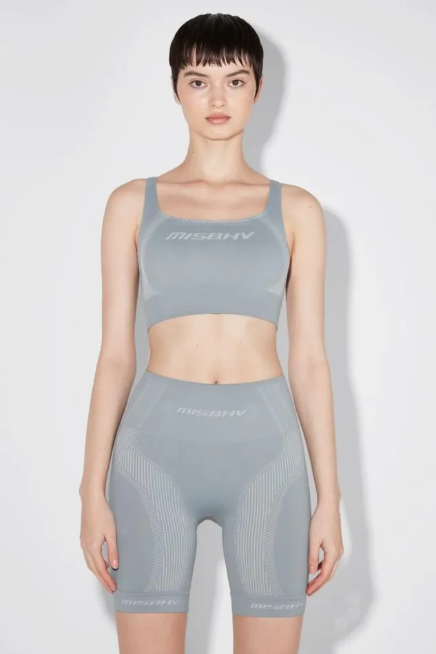 Women Bras MISBHV Sport Bra Top Steel Blue