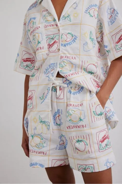 Women Coords Damson Madder Buon Appetito Shorts