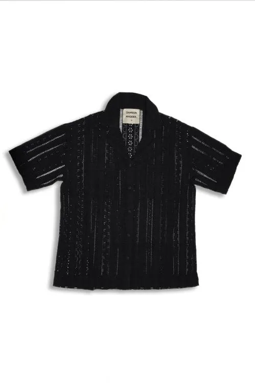 Women Coords Damson Madder Chlo Shirt 8211 Black Broderie