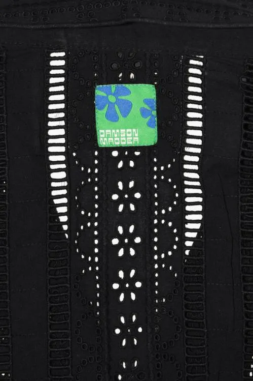 Women Coords Damson Madder Chlo Shirt 8211 Black Broderie