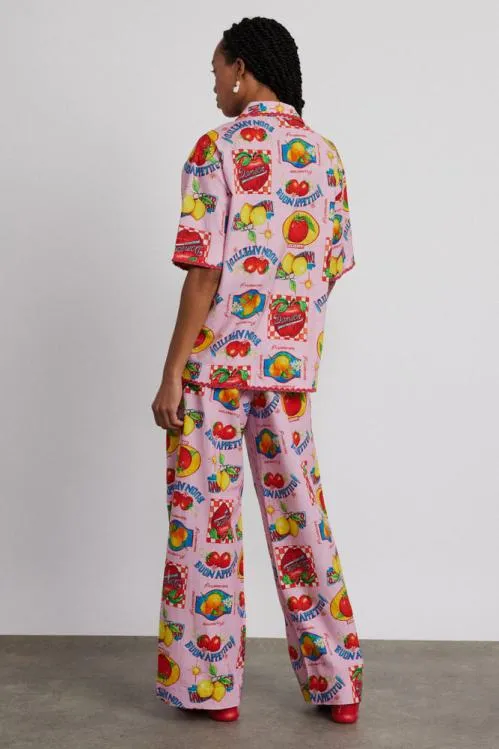 Women Coords Damson Madder Chlo Shirt 8211 Fruit Labels