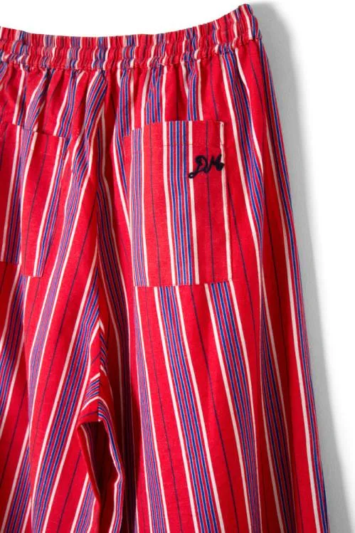 Women Coords Damson Madder Chlo Trousers 8211 Red Stripe