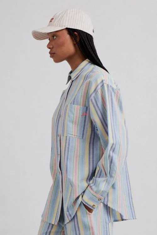 Women Coords Damson Madder Skyla Shirt 8211 Multi Stripe