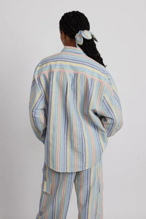 Women Coords Damson Madder Skyla Shirt 8211 Multi Stripe