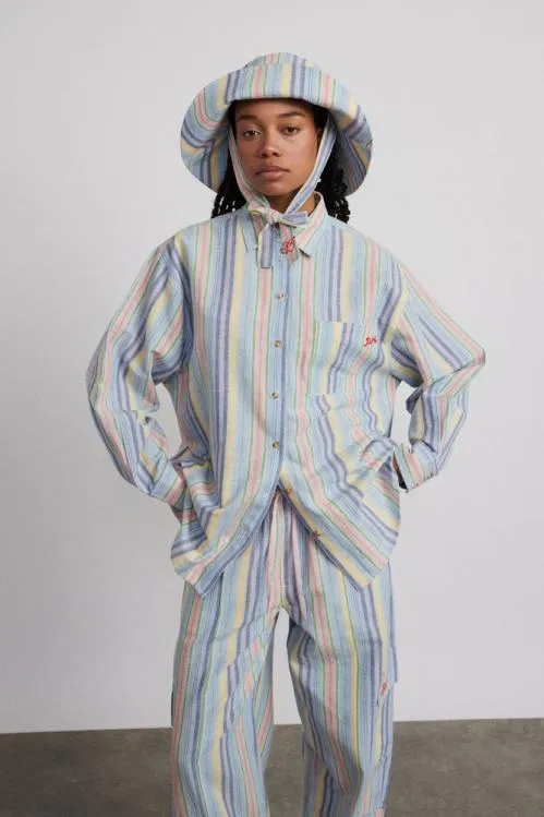 Women Coords Damson Madder Skyla Shirt 8211 Multi Stripe