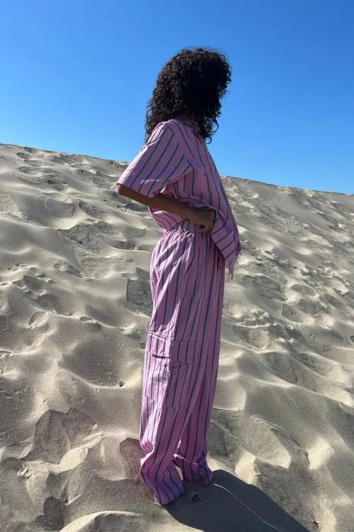 Women Coords Damson Madder Sydney Stripe Trousers