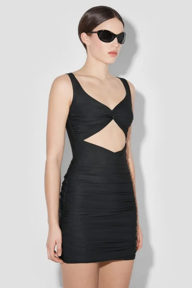 Women Dresses MISBHV Pandora Wrapped Mini Dress Black