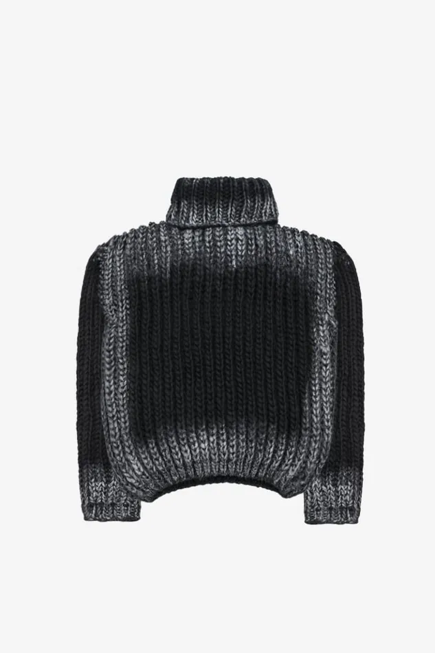 Women Knitwear MISBHV Bulky Wax Sweater Black