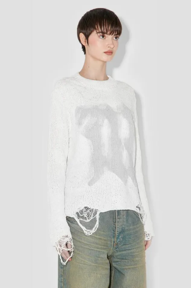 Women Knitwear MISBHV Goa Knit Off White
