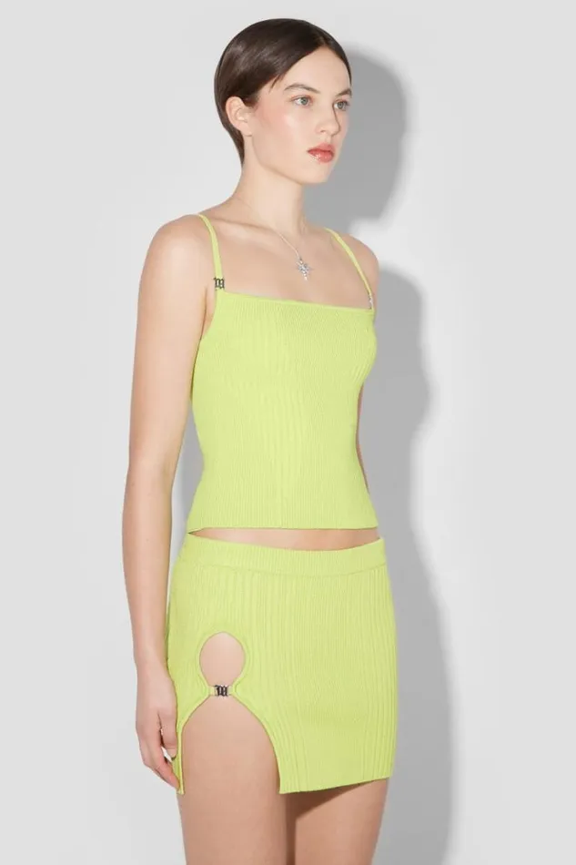 Women Knitwear MISBHV Knitted Top Lime