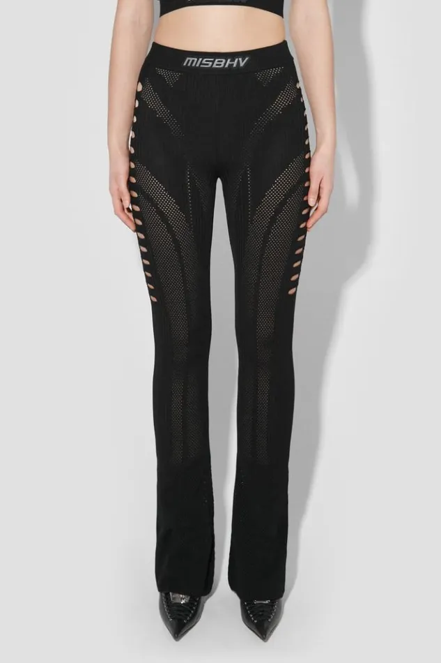 Women Leggings MISBHV Future Sport Mesh Trousers Black
