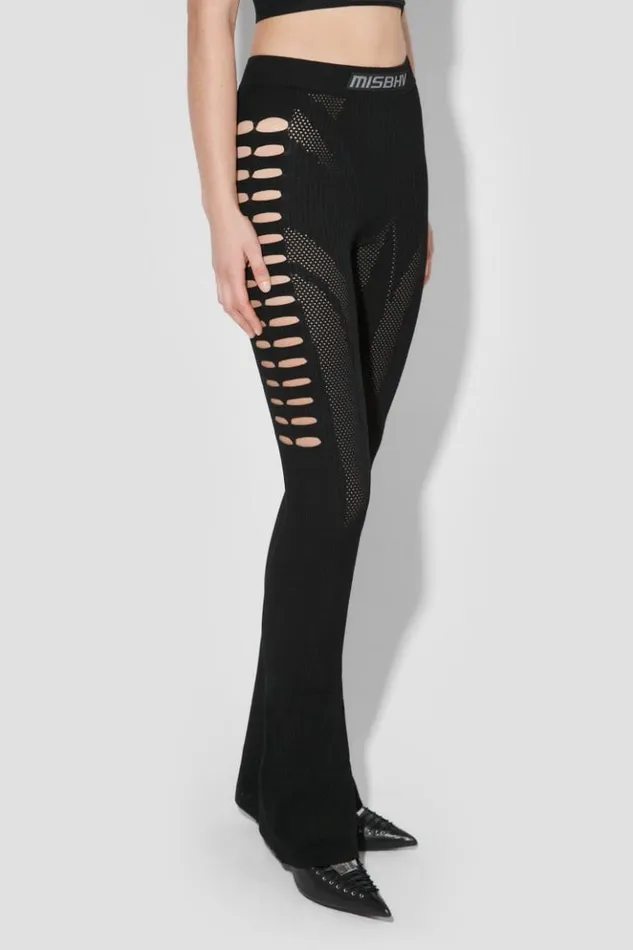 Women Leggings MISBHV Future Sport Mesh Trousers Black