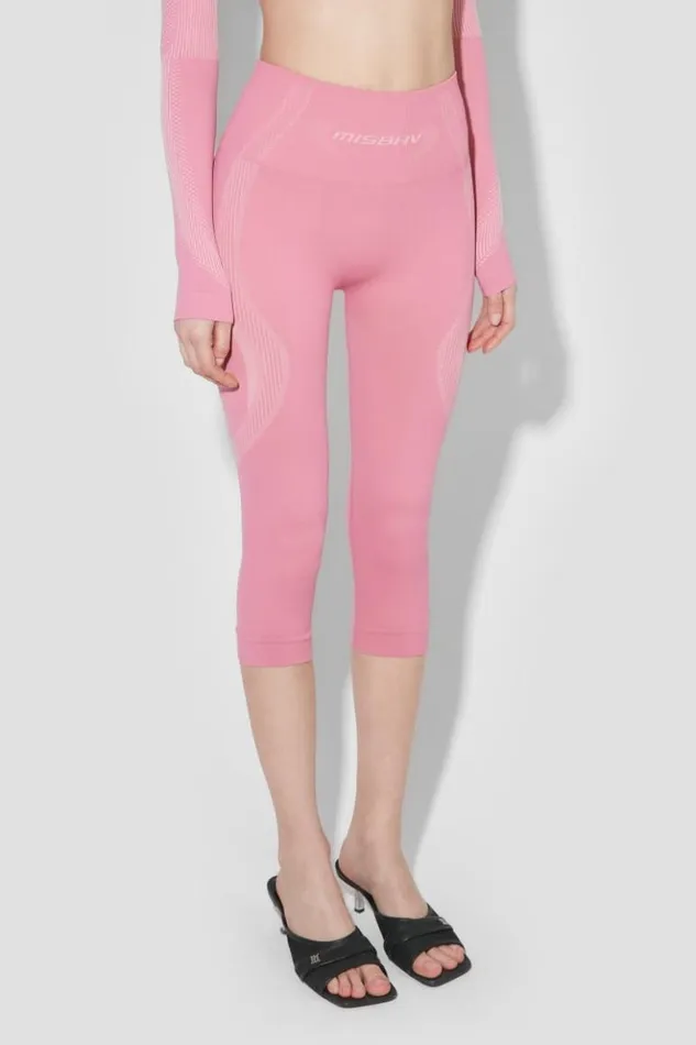 Women Leggings MISBHV Sport Capri Leggings Bubblegum