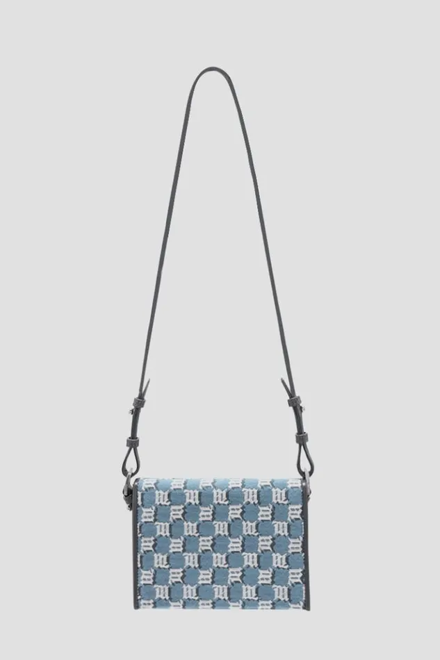 WomenMen Bags MISBHV Jacquard Monogram Phone Pouch Blue