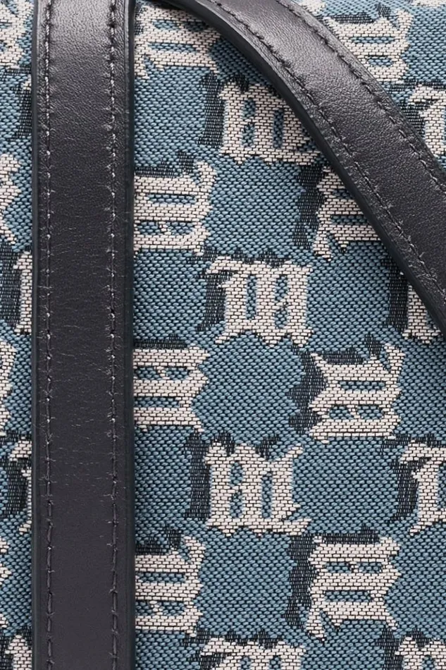 WomenMen Bags MISBHV Jacquard Monogram Phone Pouch Blue