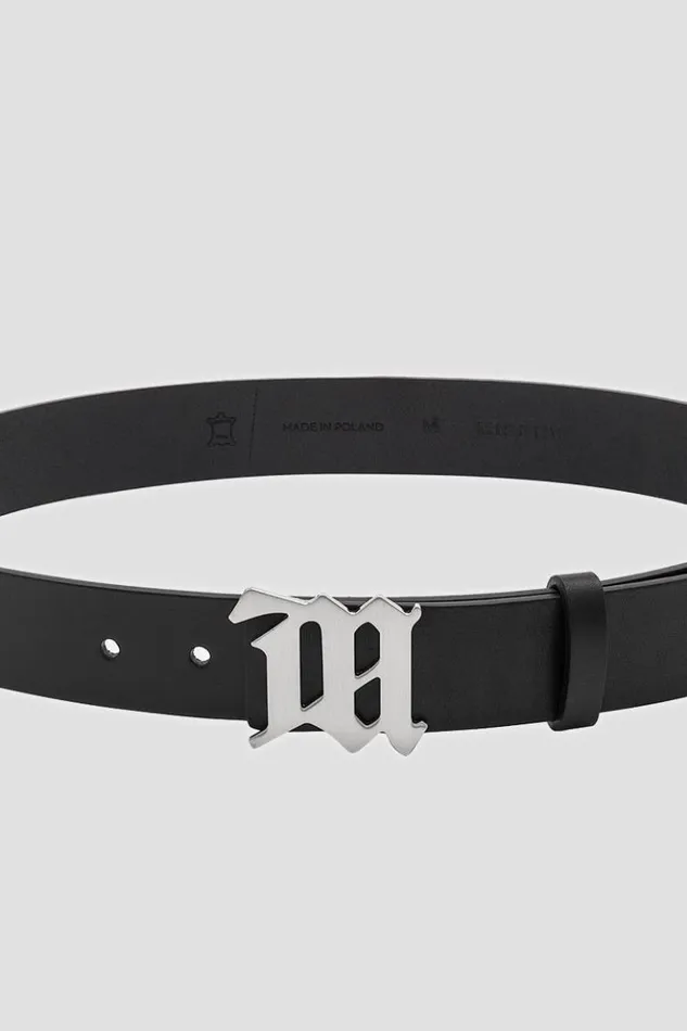 WomenMen Belts MISBHV Gothic M Belt Black