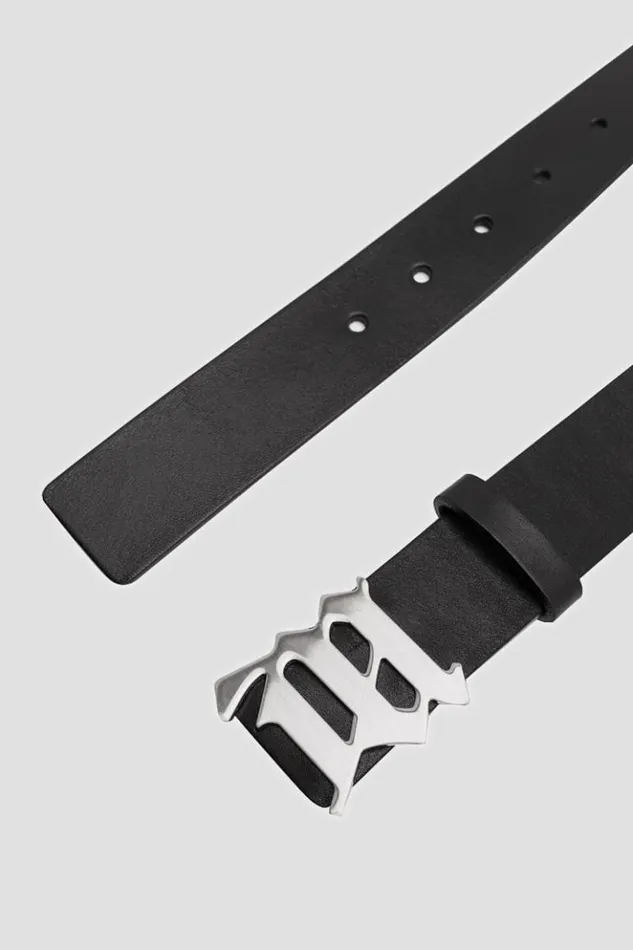 WomenMen Belts MISBHV Gothic M Belt Black