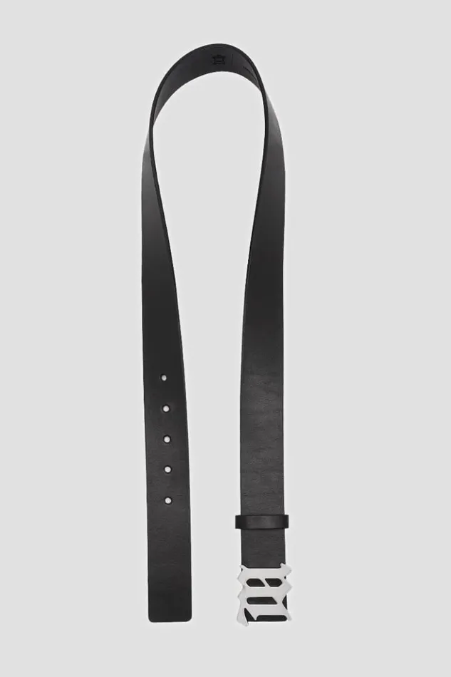 WomenMen Belts MISBHV Gothic M Belt Black