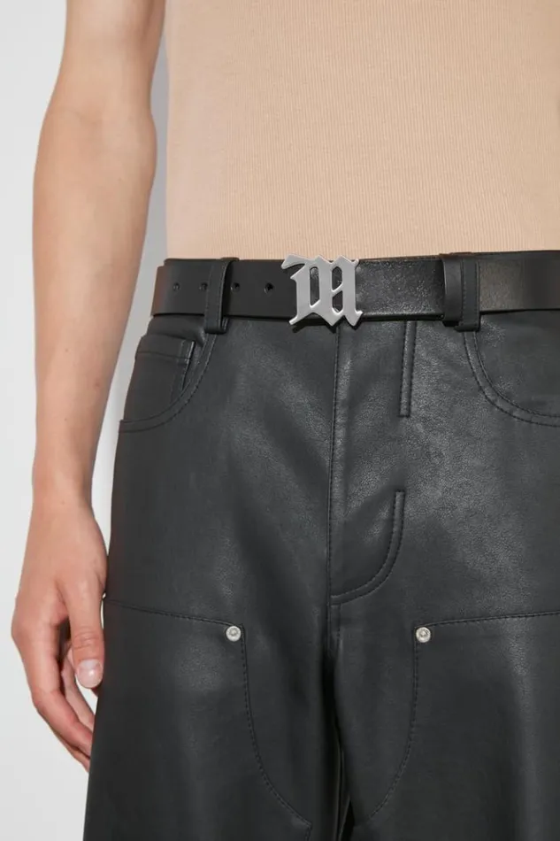 WomenMen Belts MISBHV Gothic M Belt Black
