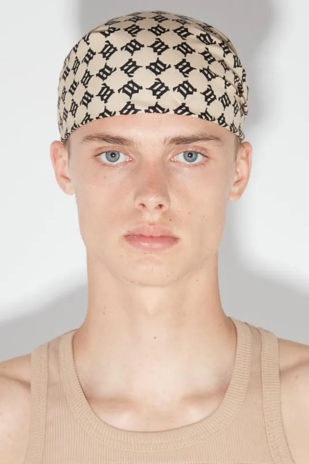 WomenMen Hats MISBHV Monogram Bandana Beige