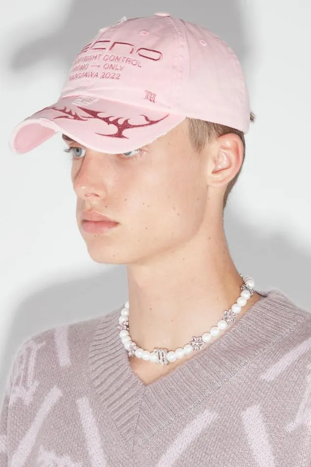 WomenMen Hats MISBHV Tecno Cap Bubblegum