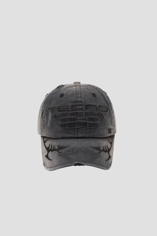 WomenMen Hats MISBHV Tecno Cap Sun Faded Black