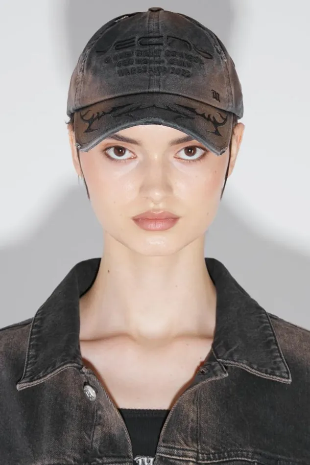 WomenMen Hats MISBHV Tecno Cap Sun Faded Black