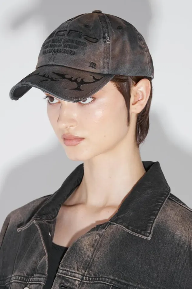 WomenMen Hats MISBHV Tecno Cap Sun Faded Black