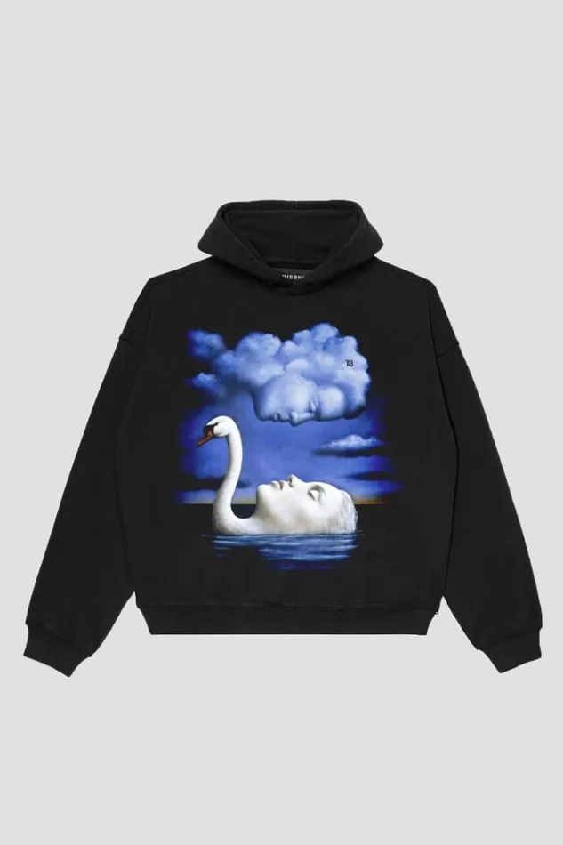 WomenMen Hoodies and Sweats MISBHV La Donna Del Lago Hoodie Black