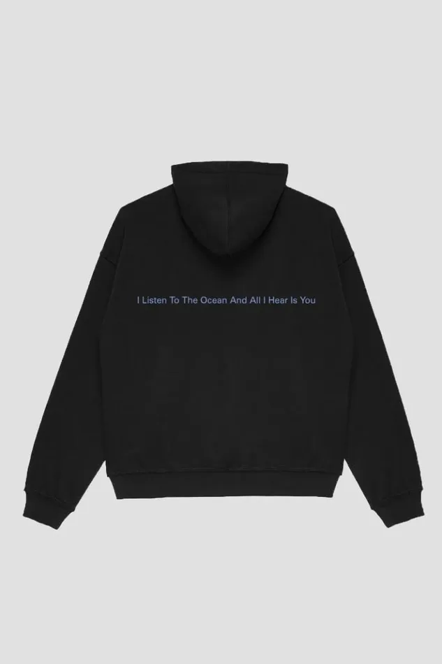 WomenMen Hoodies and Sweats MISBHV La Donna Del Lago Hoodie Black