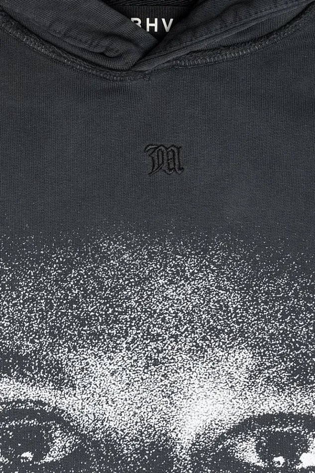 WomenMen Hoodies and Sweats MISBHV Mush Hoodie Washed Black